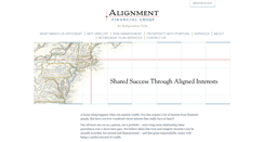 Desktop Screenshot of alignfg.com